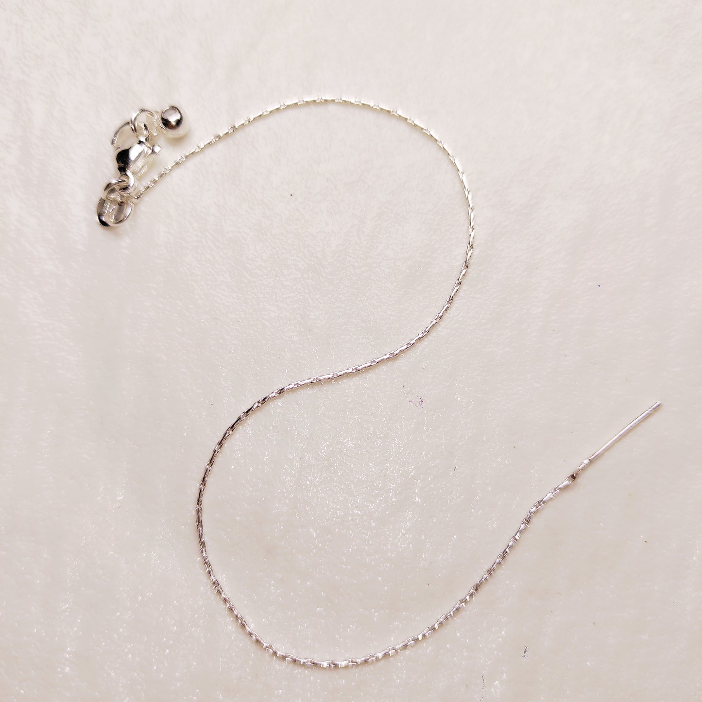 Adjustable bracelet chain gold+silver 20cm
