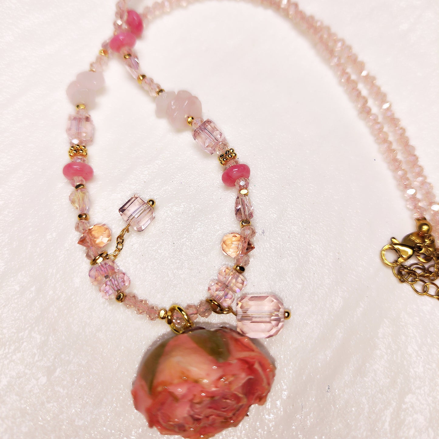 C60 Rose Quartz Eternal Rose