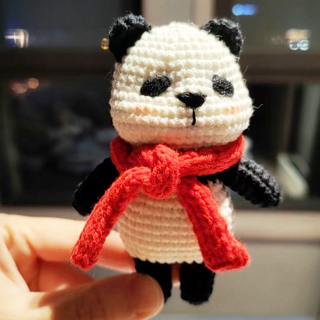 Handmade Crochet Plush: Panda