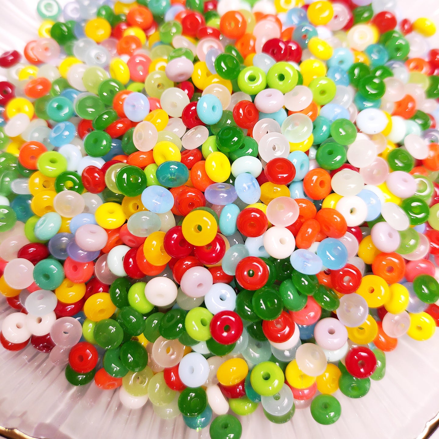 Mix abacus Shape 3*6mm