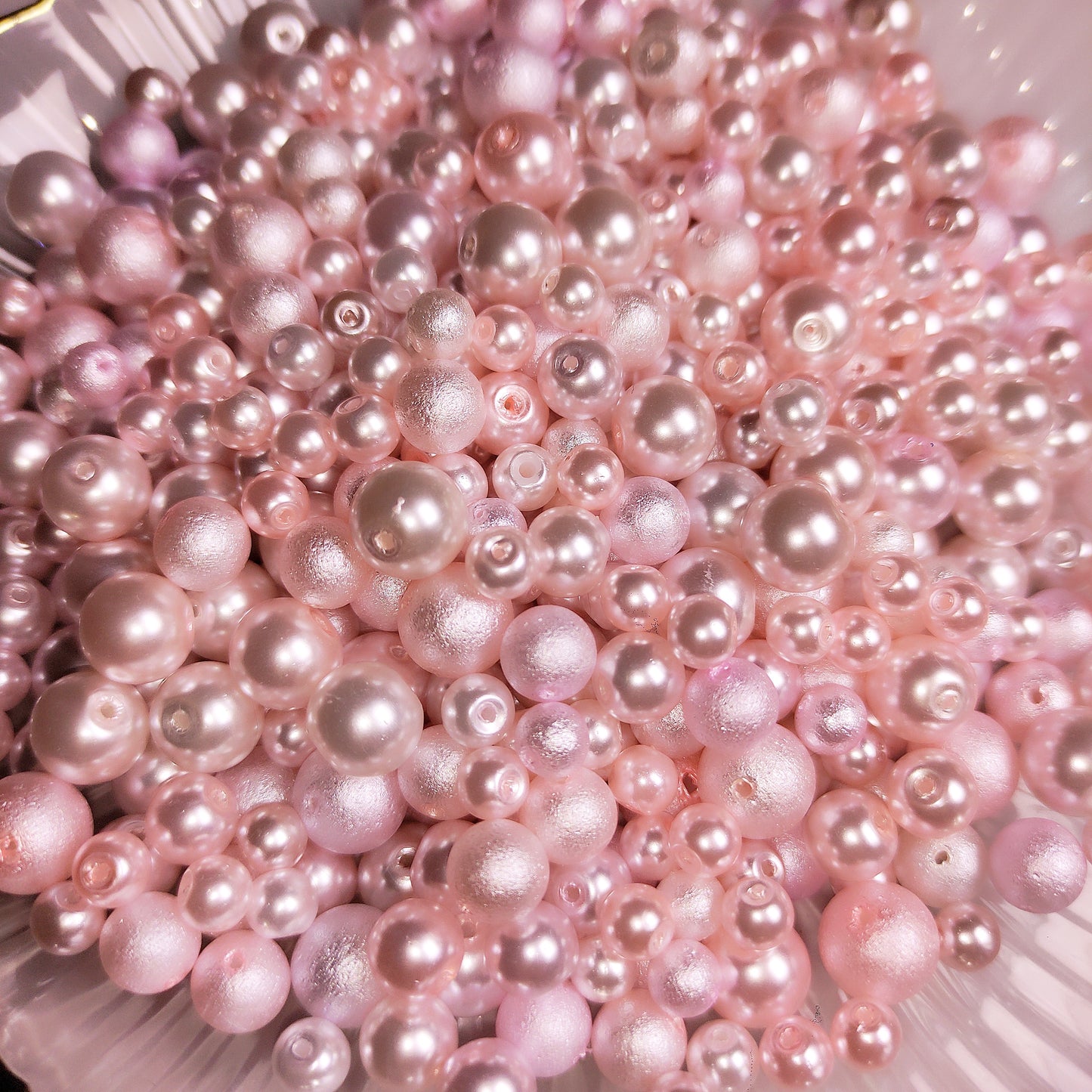 Mix Glass Pearly-Pink