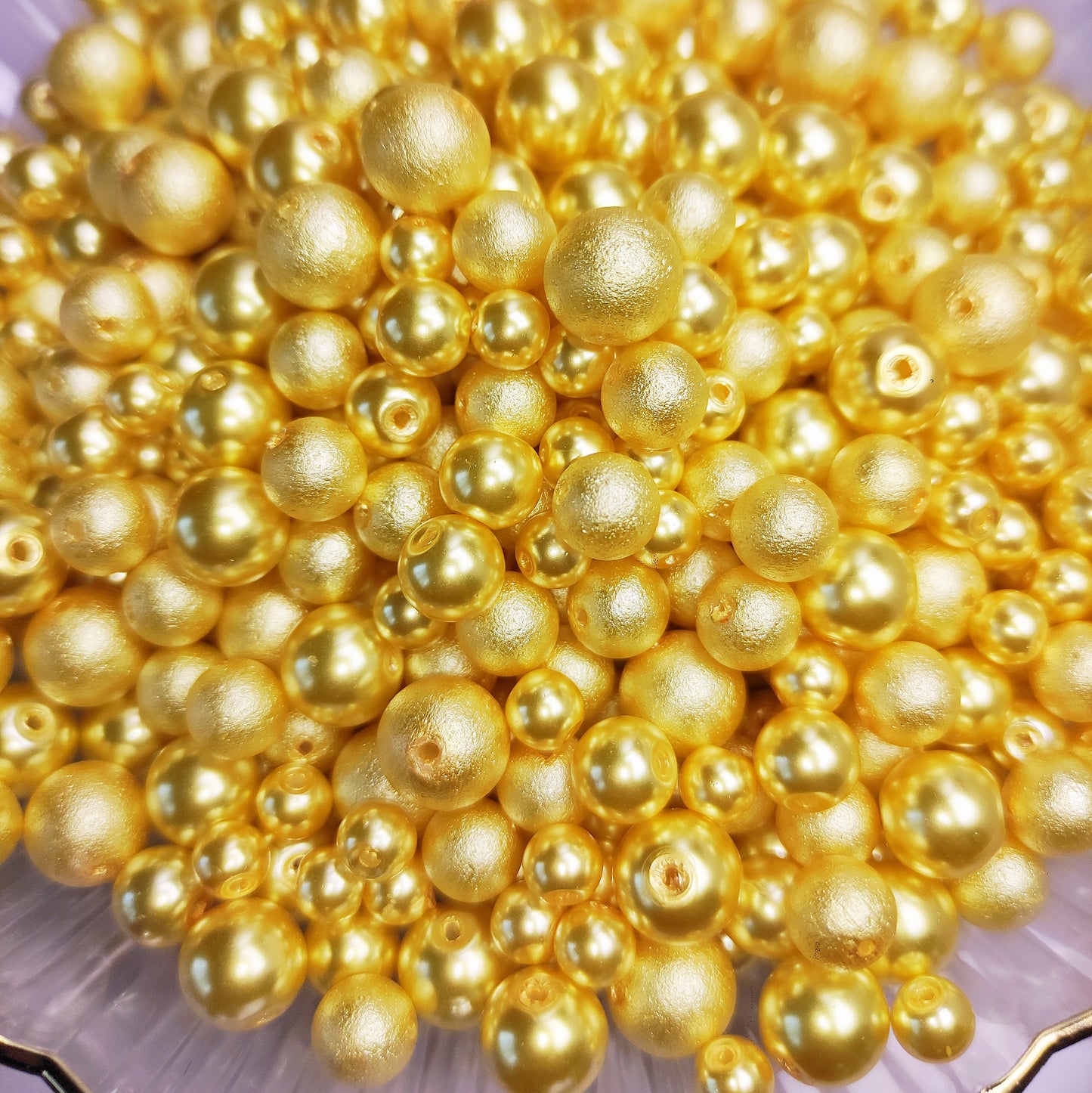 Mix Glass Pearly-Gold