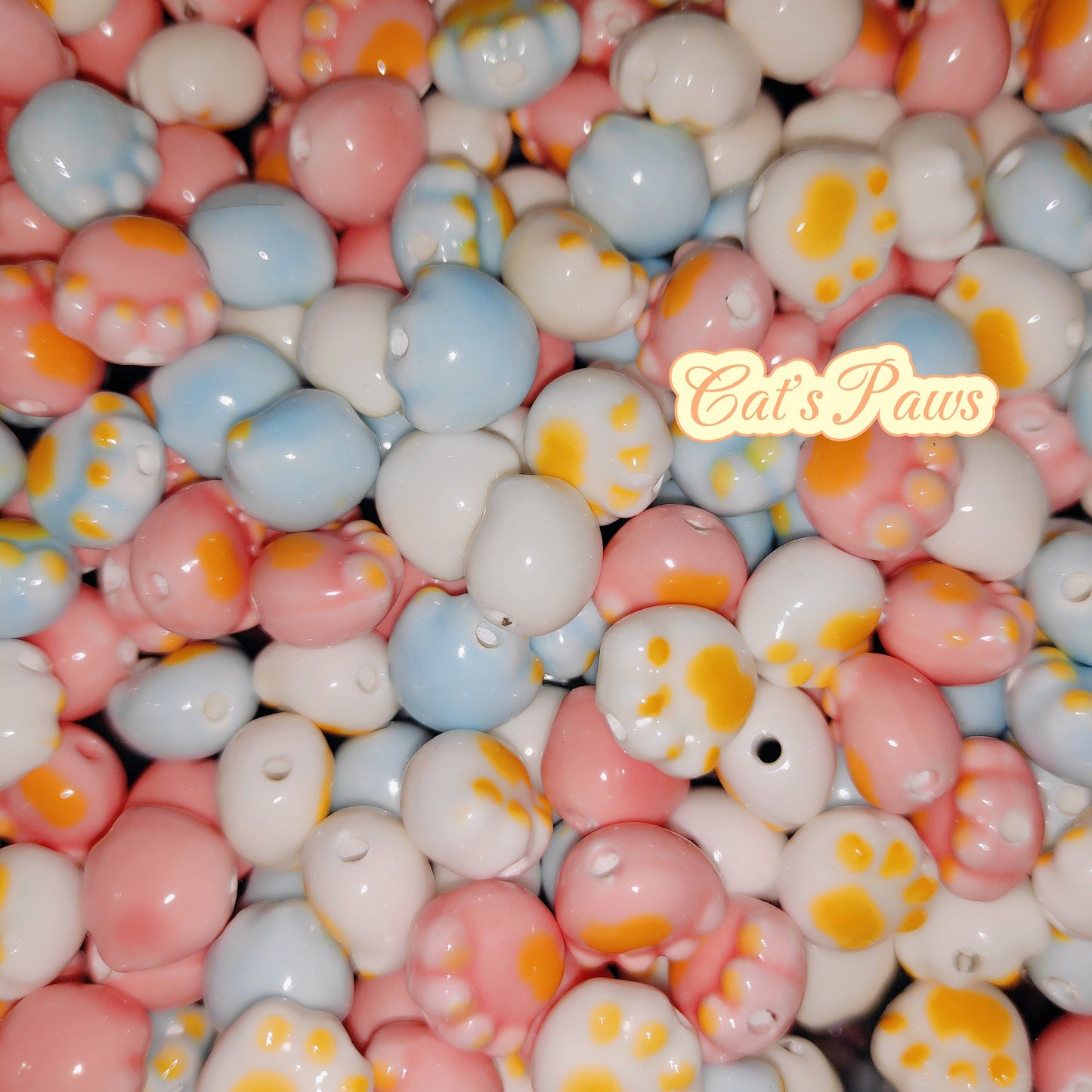 Ceramic Mix Cat's Paws