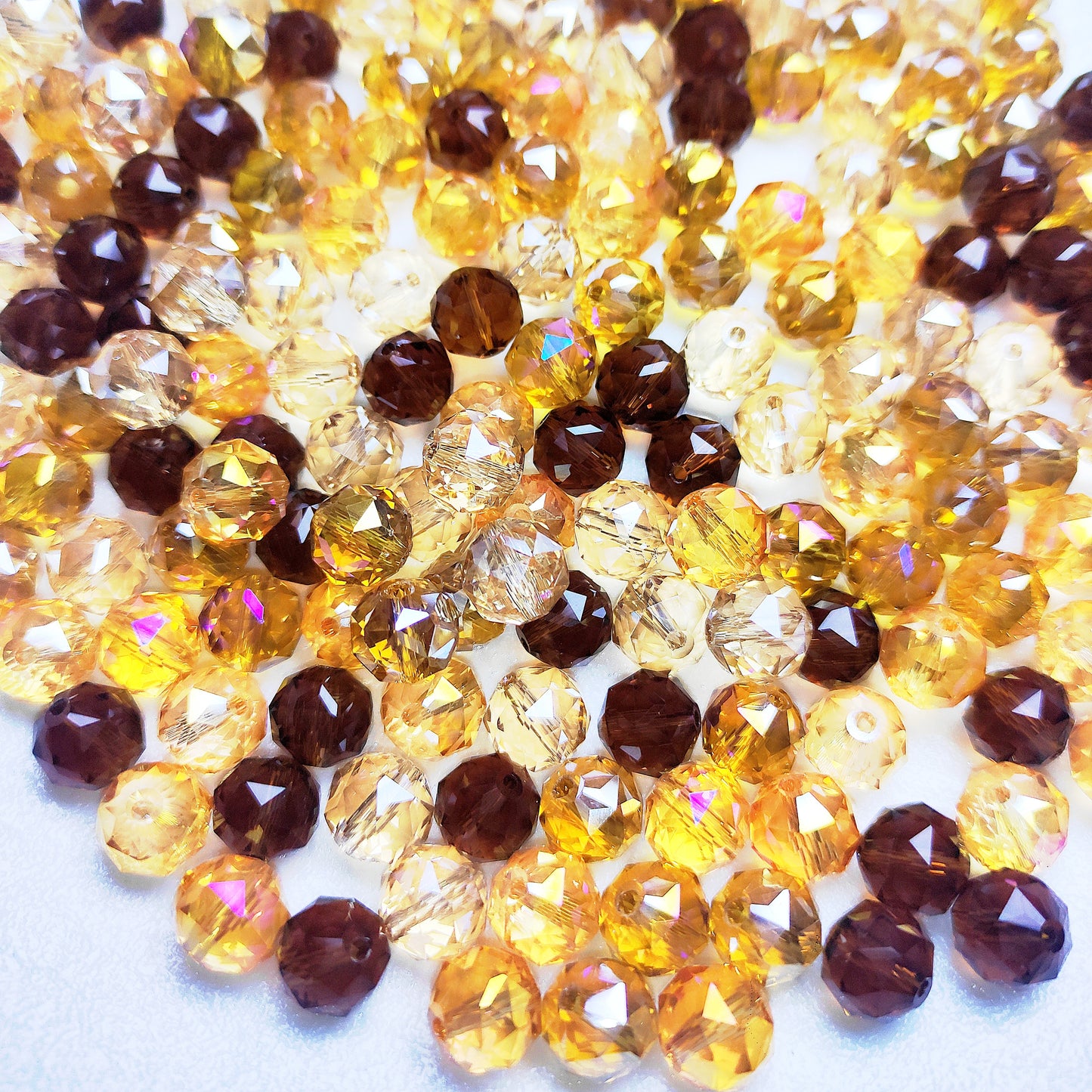 Golden Hour 10mm Flower Ball