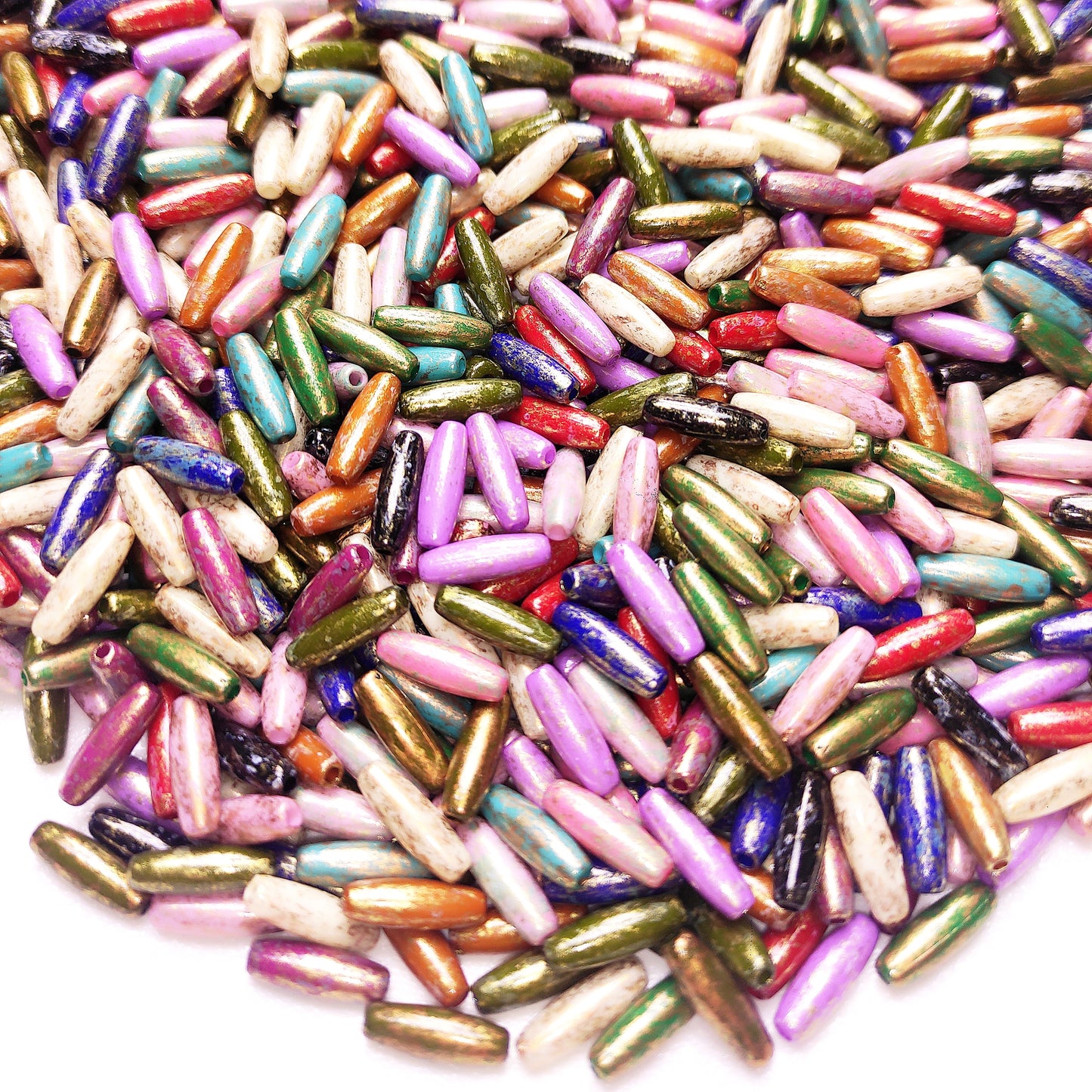 [112] Oli Painting Rice Beads 3*6mm-BOGO