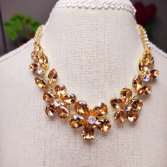 Gold Flower Necklace