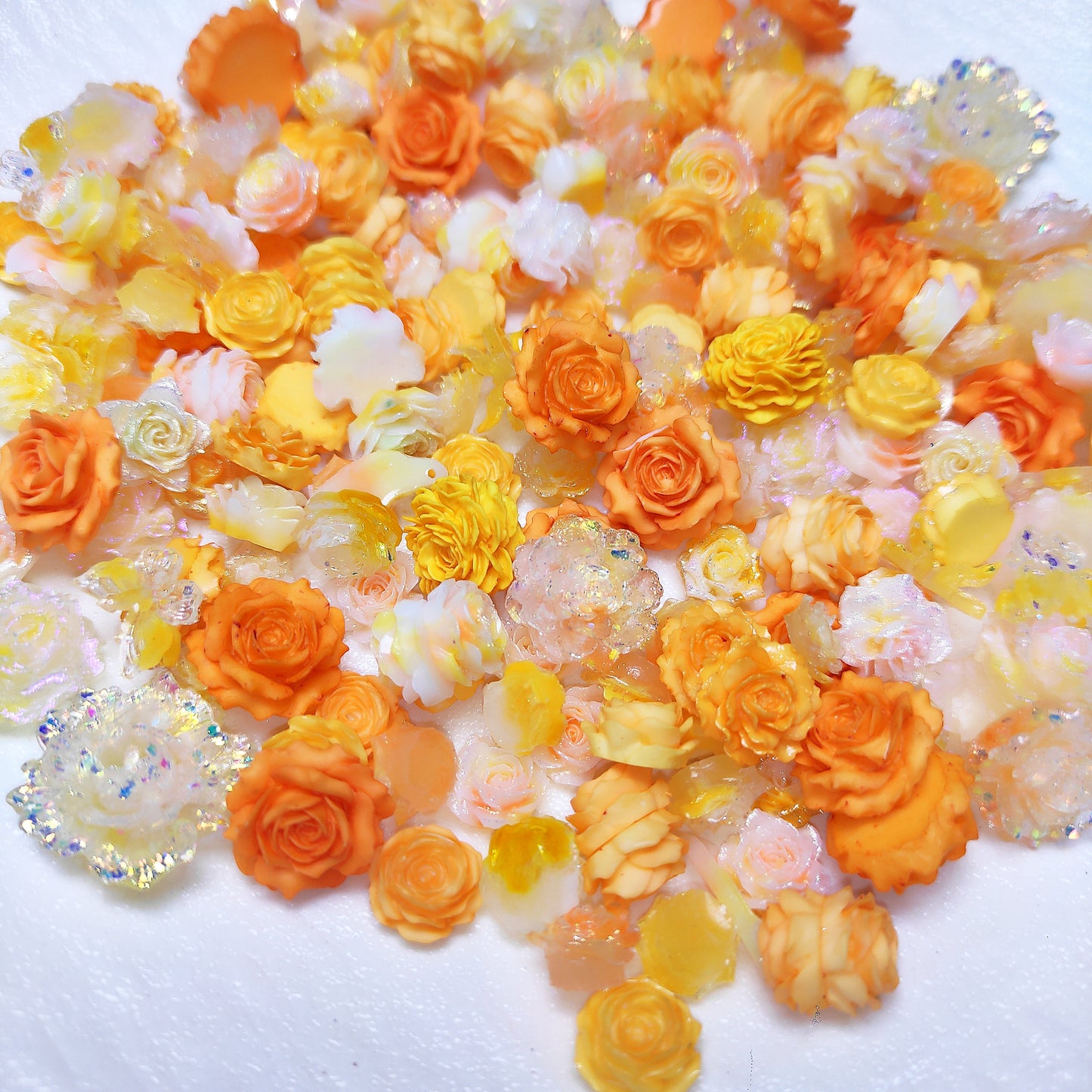 Soft Flower Orange Mix