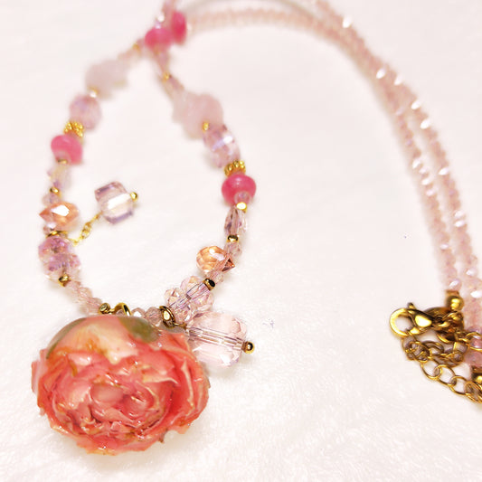 C60 Rose Quartz Eternal Rose