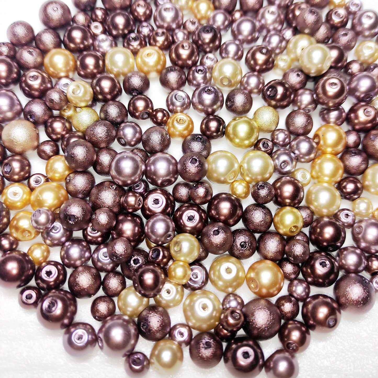 [G] Pearly Dark Brown 6-10mm