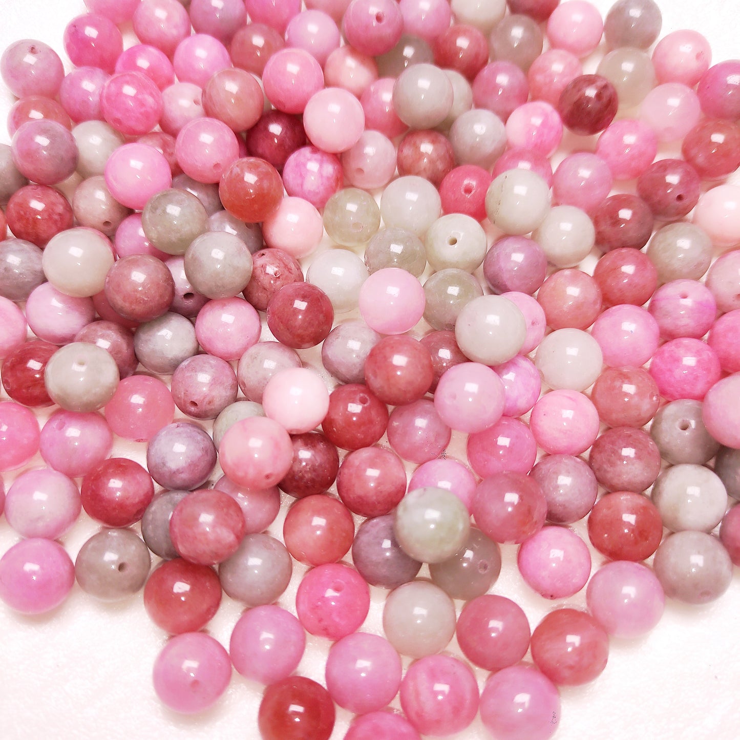 Crystal Pink Mix 10mm
