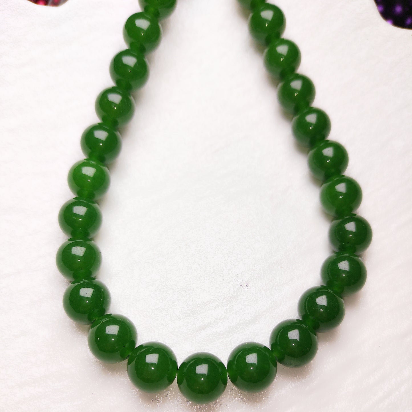 C40 Russian Green Nephrite 12mm