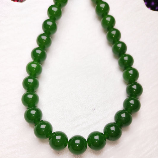 C40 Russian Green Nephrite 12mm