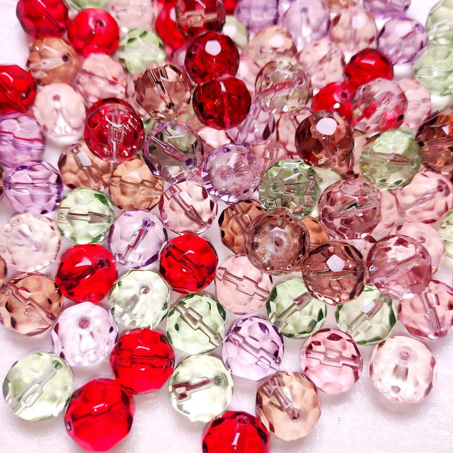 [058] Faceted Round Shape Mix 16mm