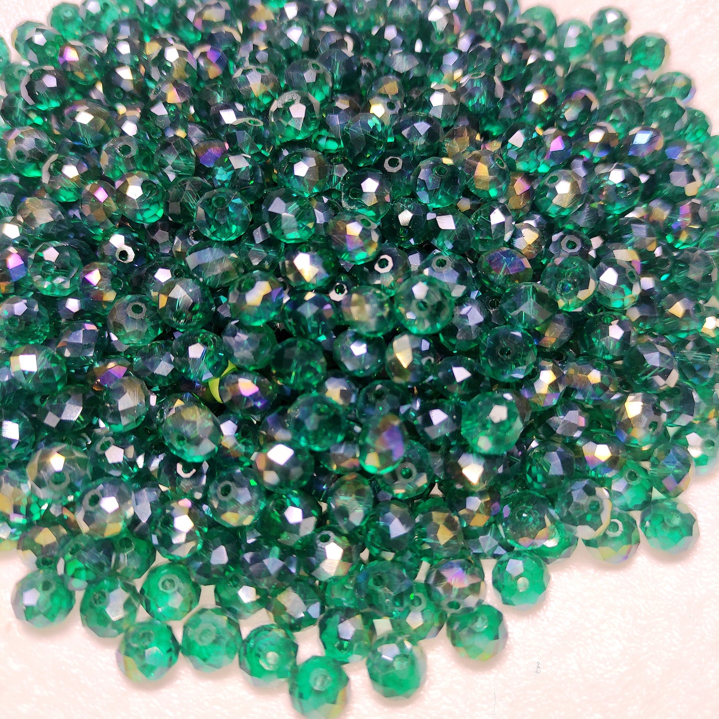 [120] Green Flat Shape 8mm