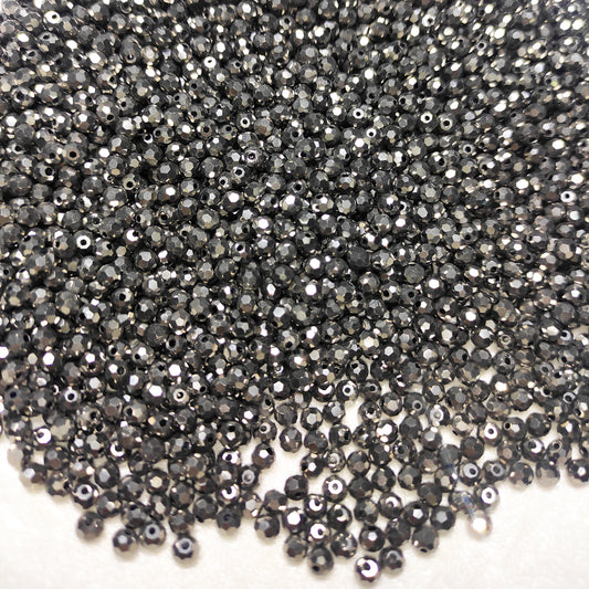[121] Silver Faceted Round 4mm