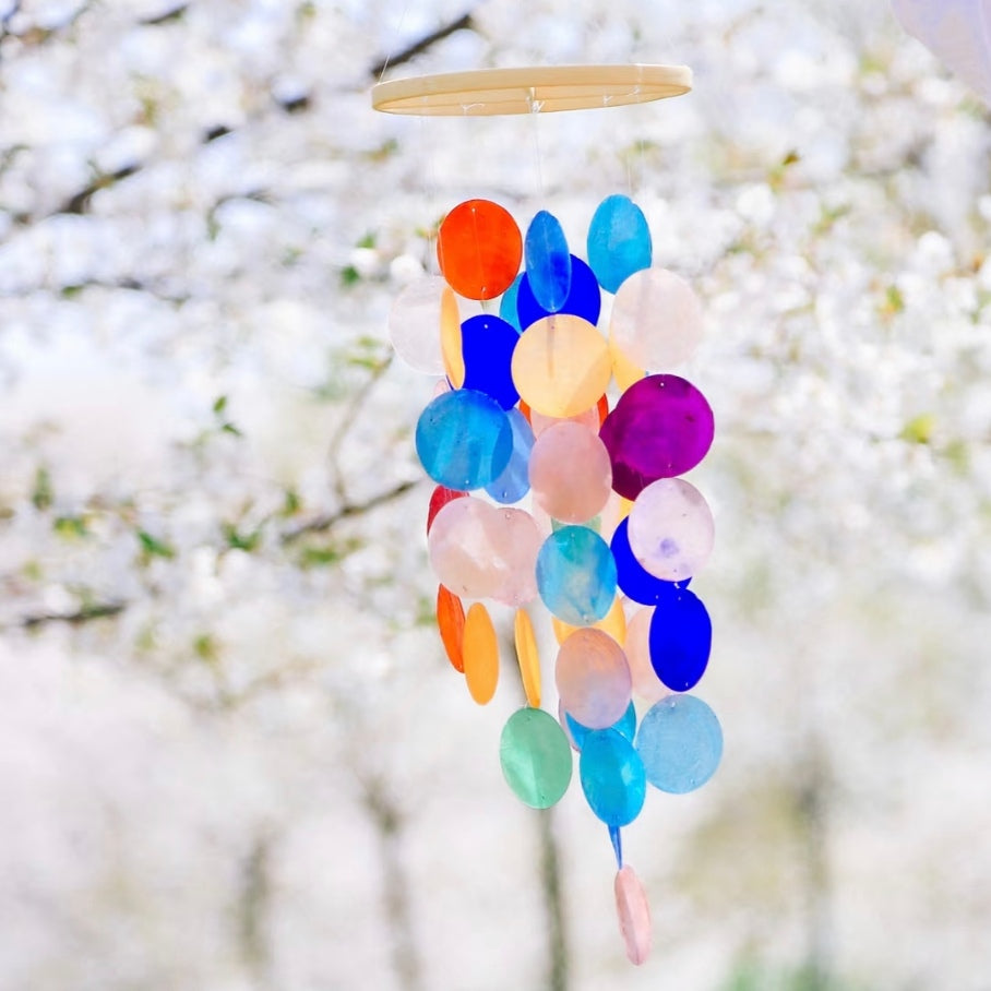 [182] Suncatcher / Wind Chime Capiz Shell 50mm
