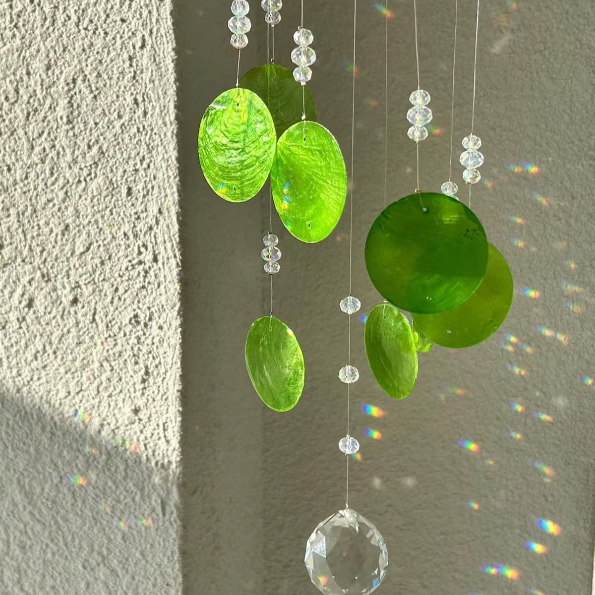 [182] Suncatcher / Wind Chime Capiz Shell 50mm