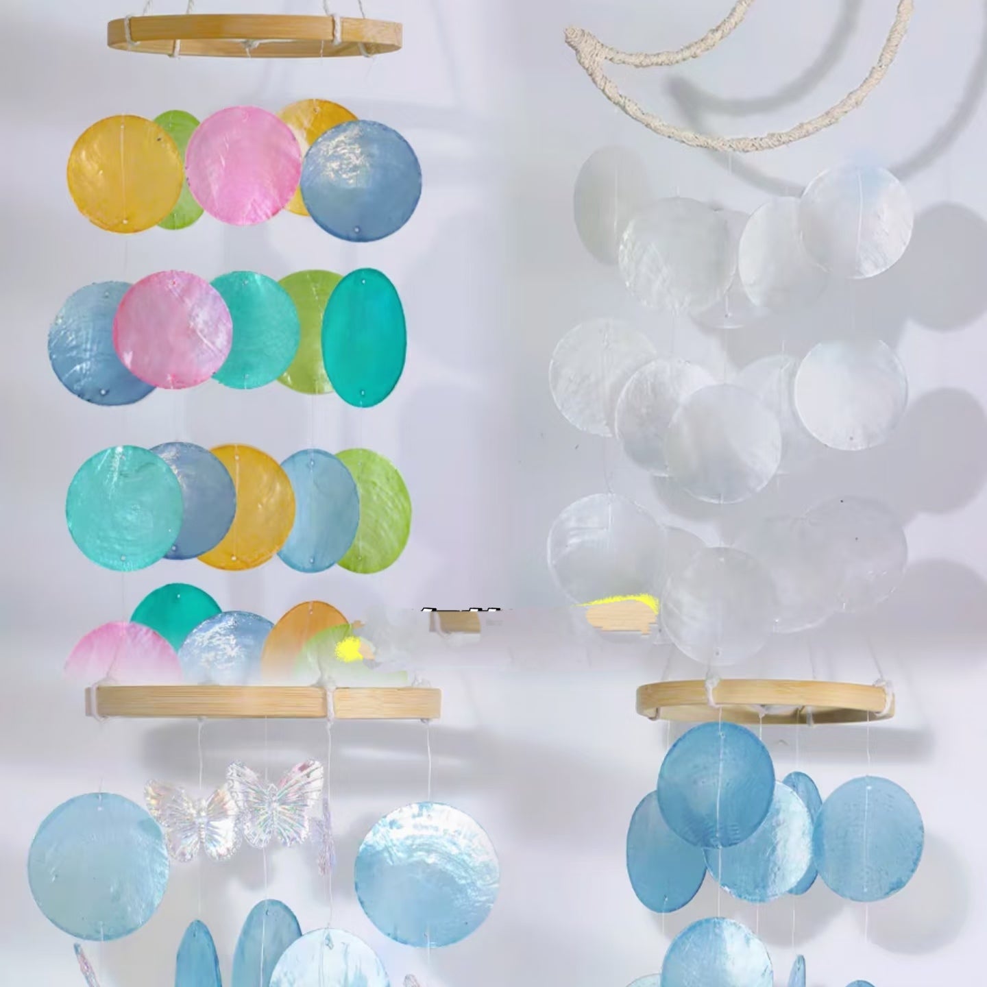 [182] Suncatcher / Wind Chime Capiz Shell 50mm