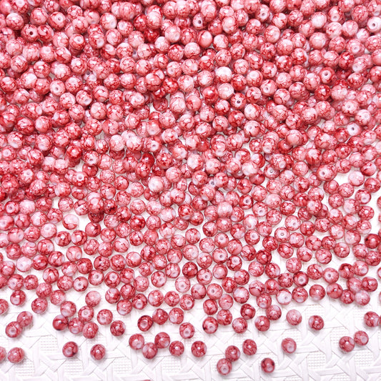 [187] Rose Crackle 6mm