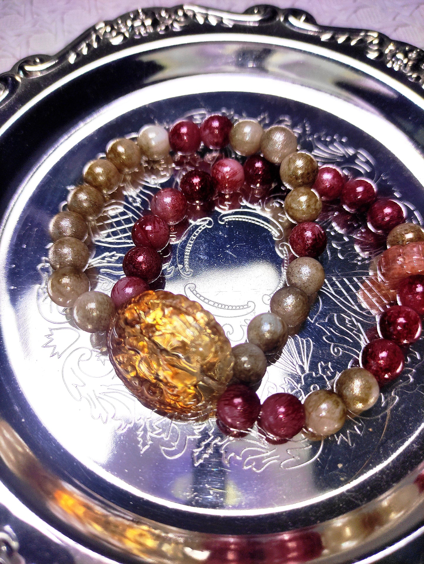 [209] Pearlescent Gradient Beads 8mm (selectable mix)