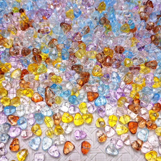 [224] Irregular Triangle Glass Beads Mix