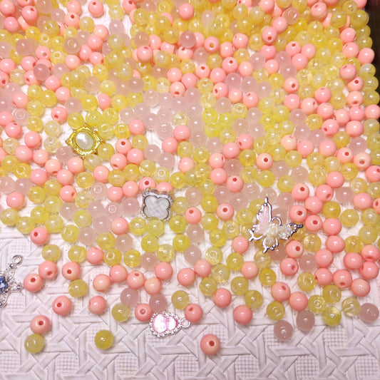 [246] Pastel Peach & Honey 6mm