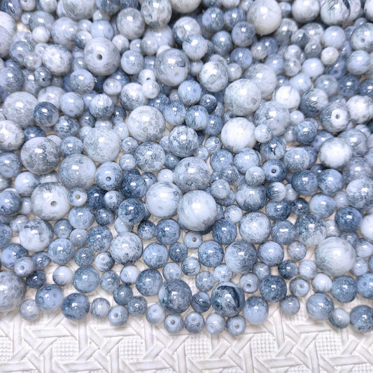 [272]  Glass oil painting Gray 6-12mm