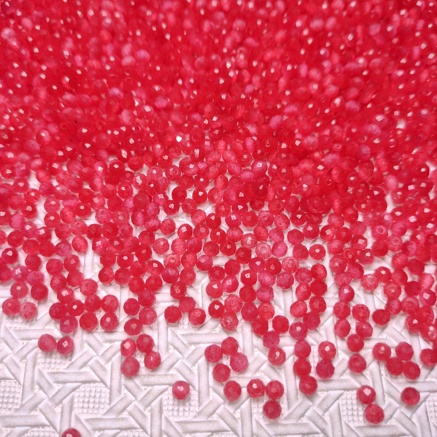 [306] Cat eye Faceted Beads 4mm