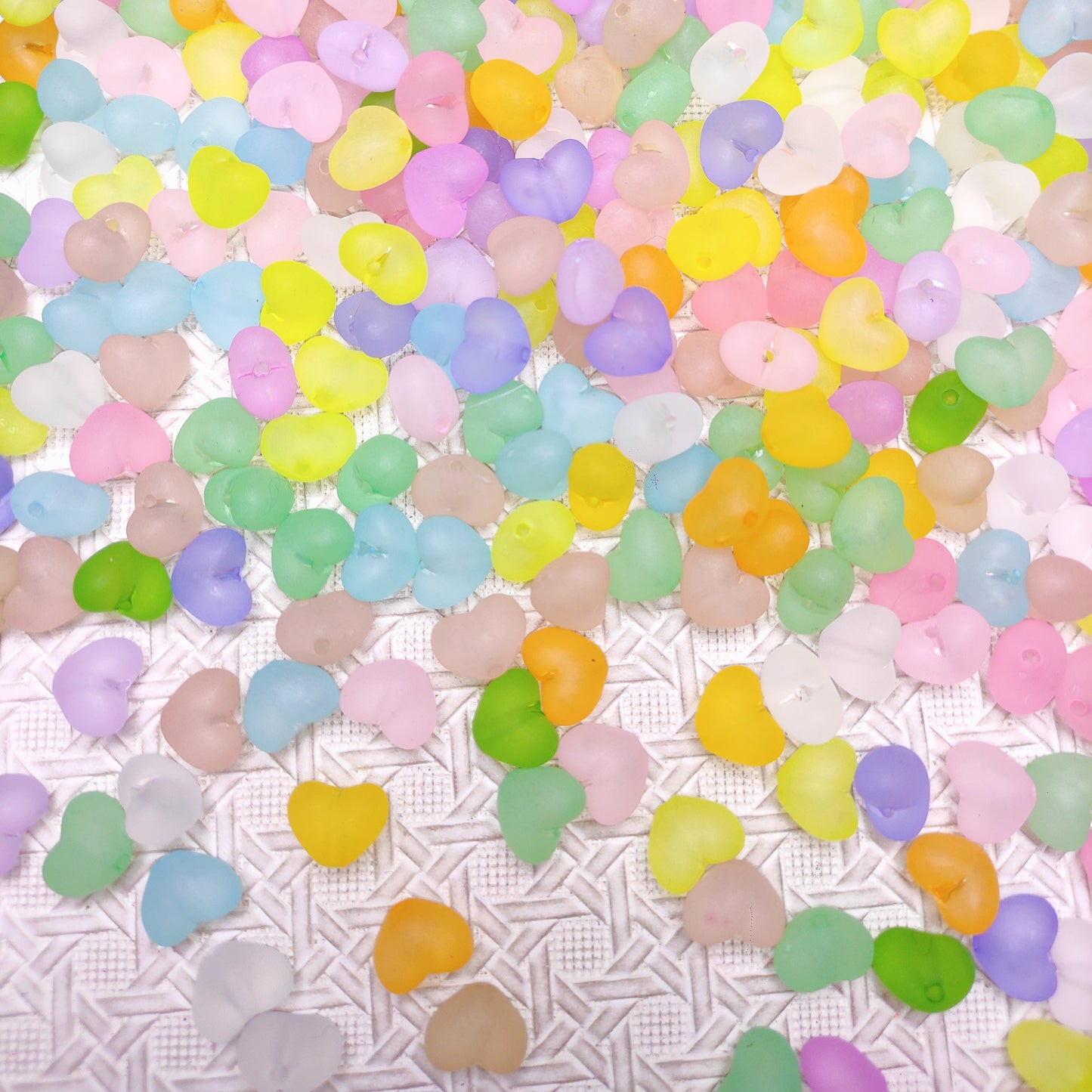[319] Acrylic Frosted Heart-BOGO