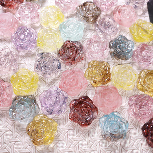 [205] Glass Rose 30mm