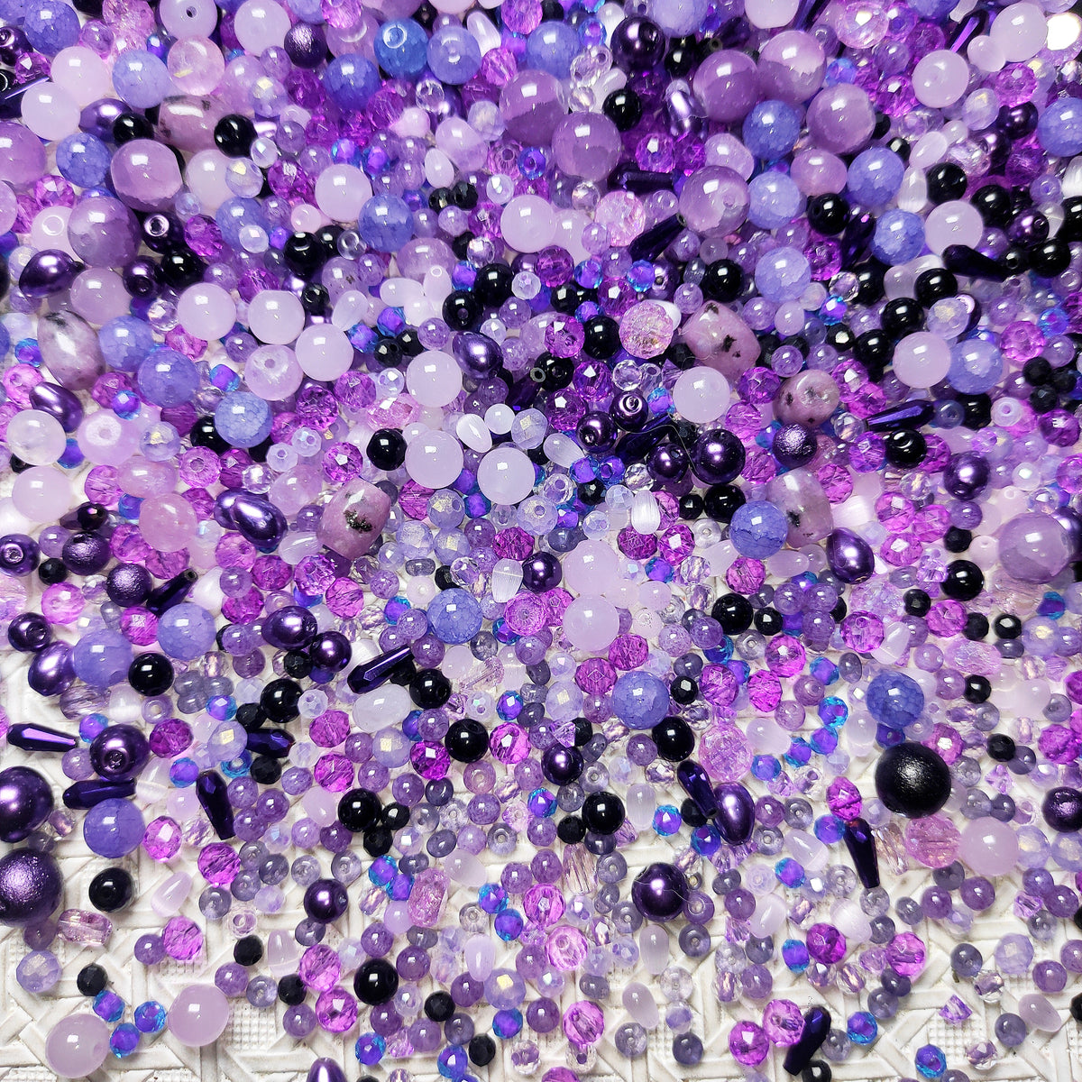 [347] Glass & Crystal Purple Galaxy
