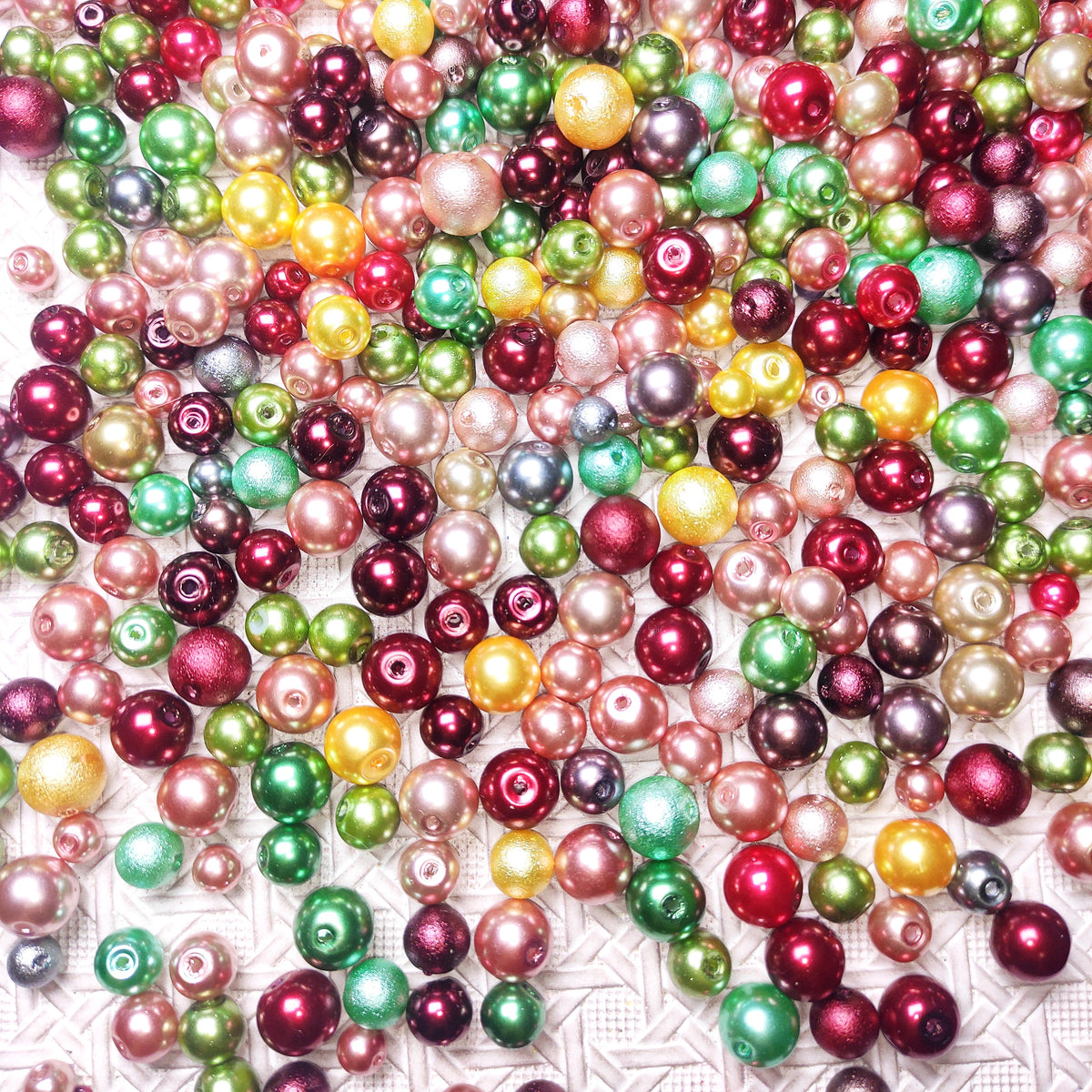 [352] Glass Xmas Pearl Mix