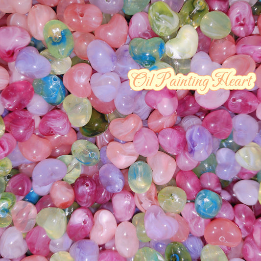 Mix Oil Painting Heart